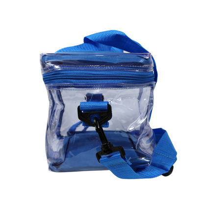 Lonchera Transparente Reforzada – Azul Rey