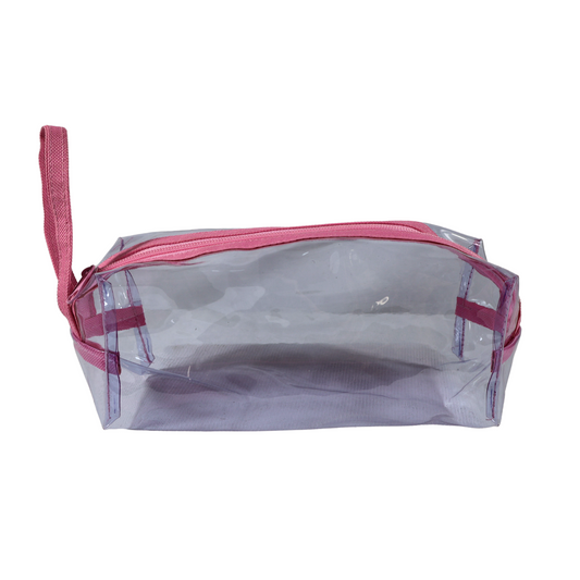 Lapicera Transparente Reforzada – Rosa
