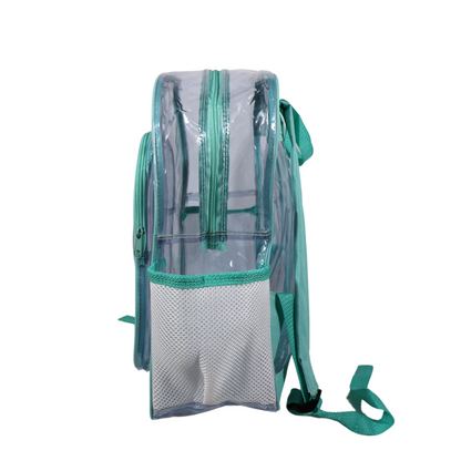 Mochila Transparente Modelo Mediano - Menta