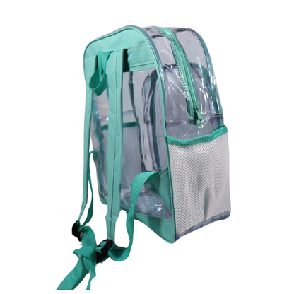 Mochila Transparente Modelo Mediano - Menta