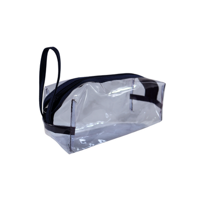Lapicera Transparente Reforzada – Azul Marino
