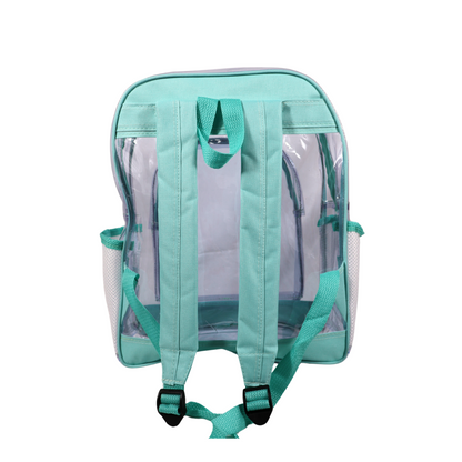 Mochila Transparente Modelo Mediano - Menta