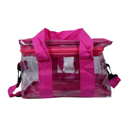 Lonchera Transparente Reforzada – Fucsia