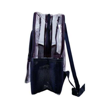 Mochila Transparente Modelo Mediano - Azul Marino