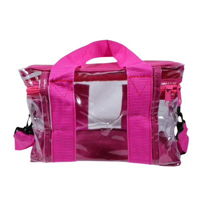 Lonchera Transparente Reforzada – Fucsia