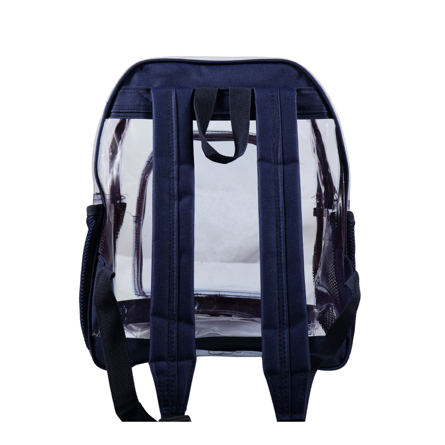 Mochila Transparente Modelo Mediano - Azul Marino