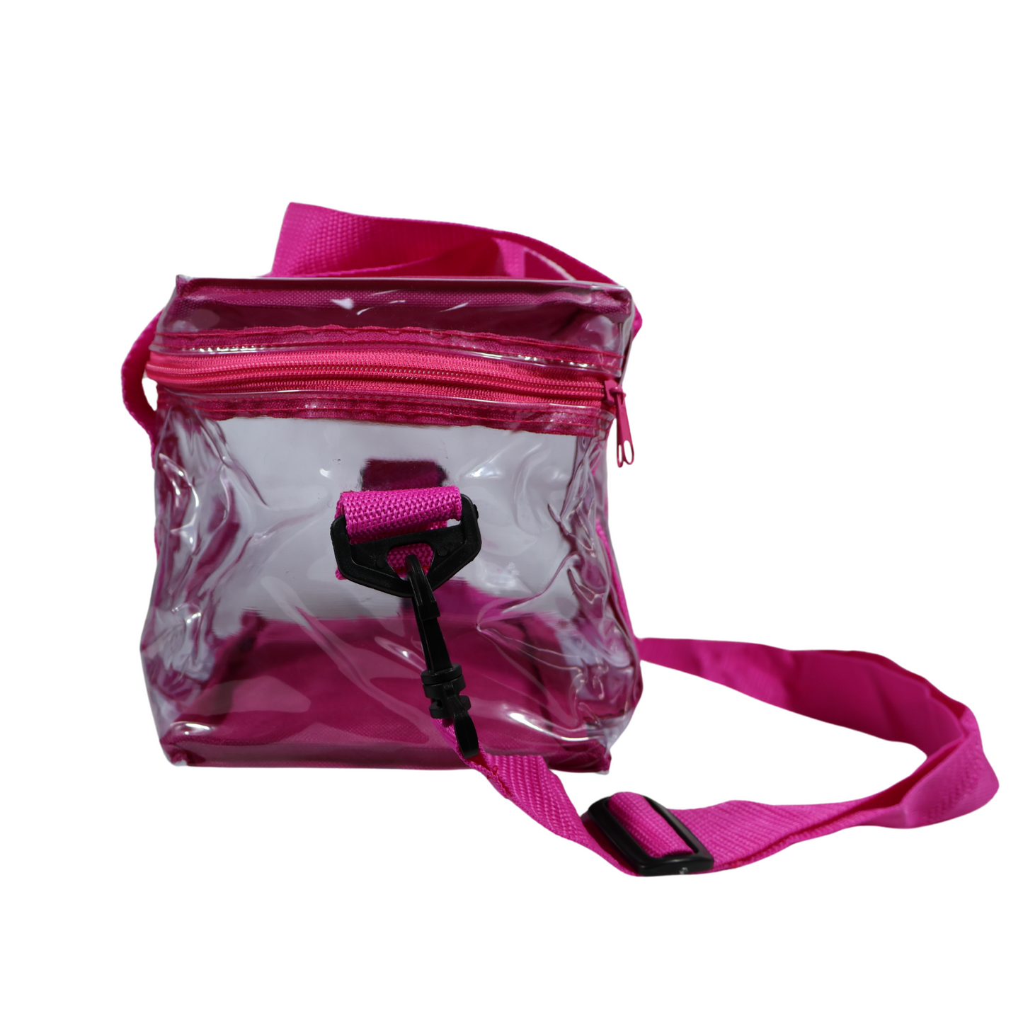 Lonchera Transparente Reforzada – Fucsia