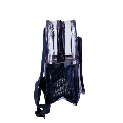 Mochila Transparente Modelo Mediano - Azul Marino