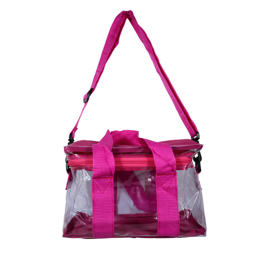 Lonchera Transparente Reforzada – Fucsia