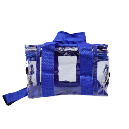 Lonchera Transparente Reforzada – Azul Marino