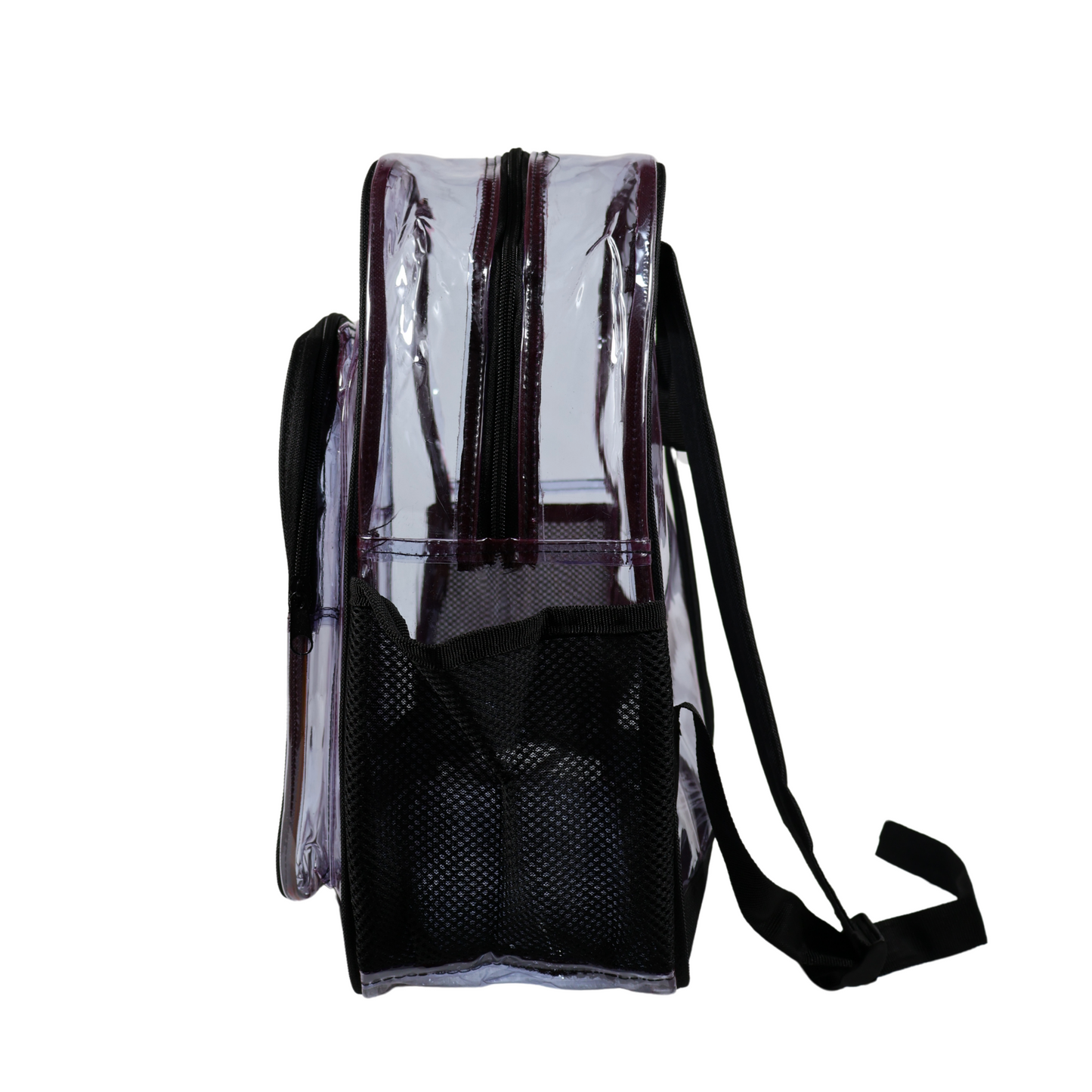 Mochila Transparente Modelo Mediano - Negro