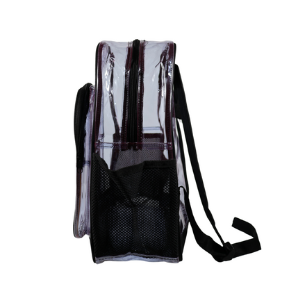 Mochila Transparente Modelo Mediano - Negro