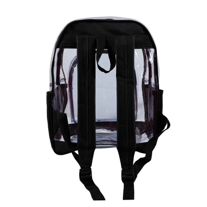 Mochila Transparente Modelo Mediano - Negro