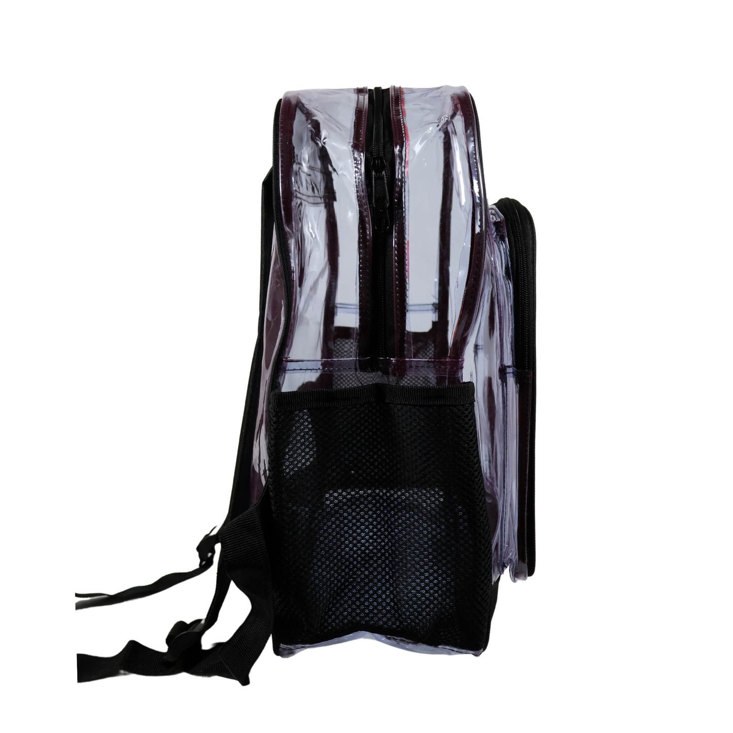 Mochila Transparente Modelo Mediano - Negro