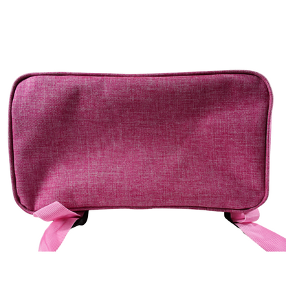 Mochila Transparente Lino Reforzada - Rosa
