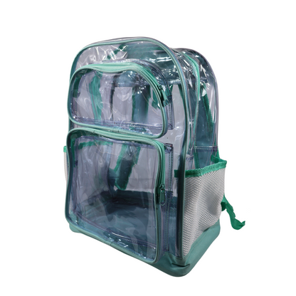 Mochila Transparente Jumbo Reforzada - Menta
