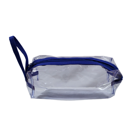 Lapicera Transparente Reforzada – Azul Rey