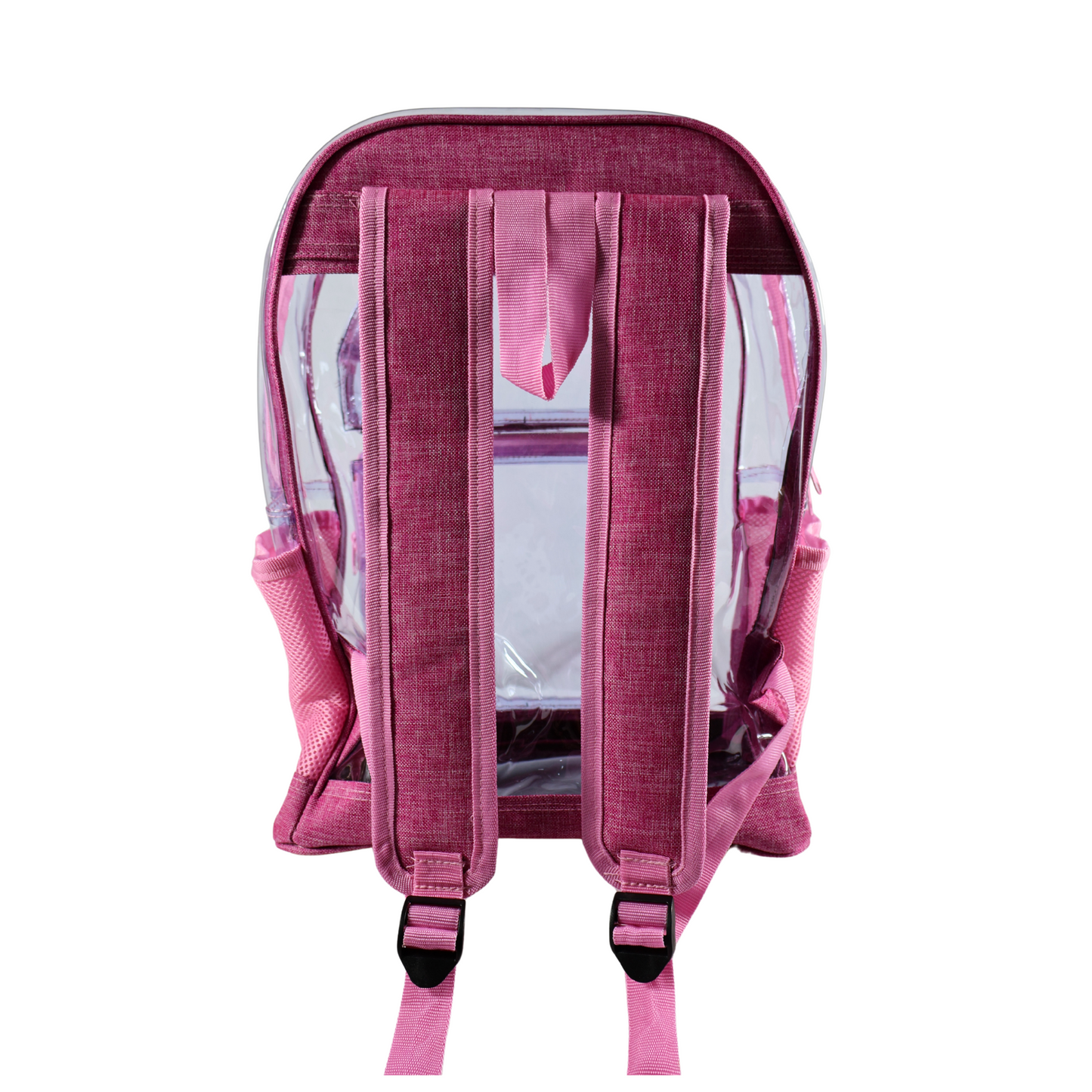 Mochila Transparente Lino Reforzada - Rosa