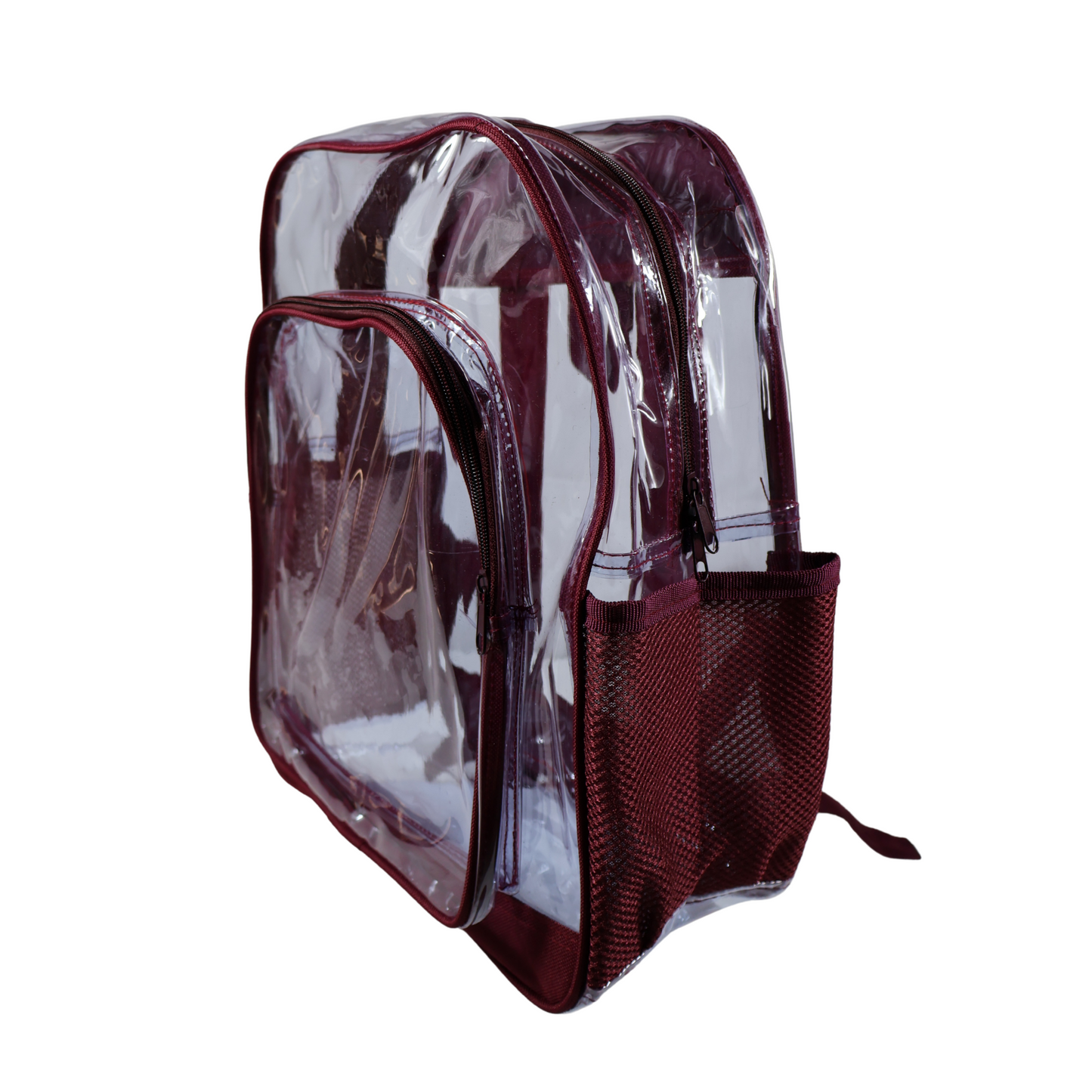 Mochila Transparente Modelo Mediano - Vino