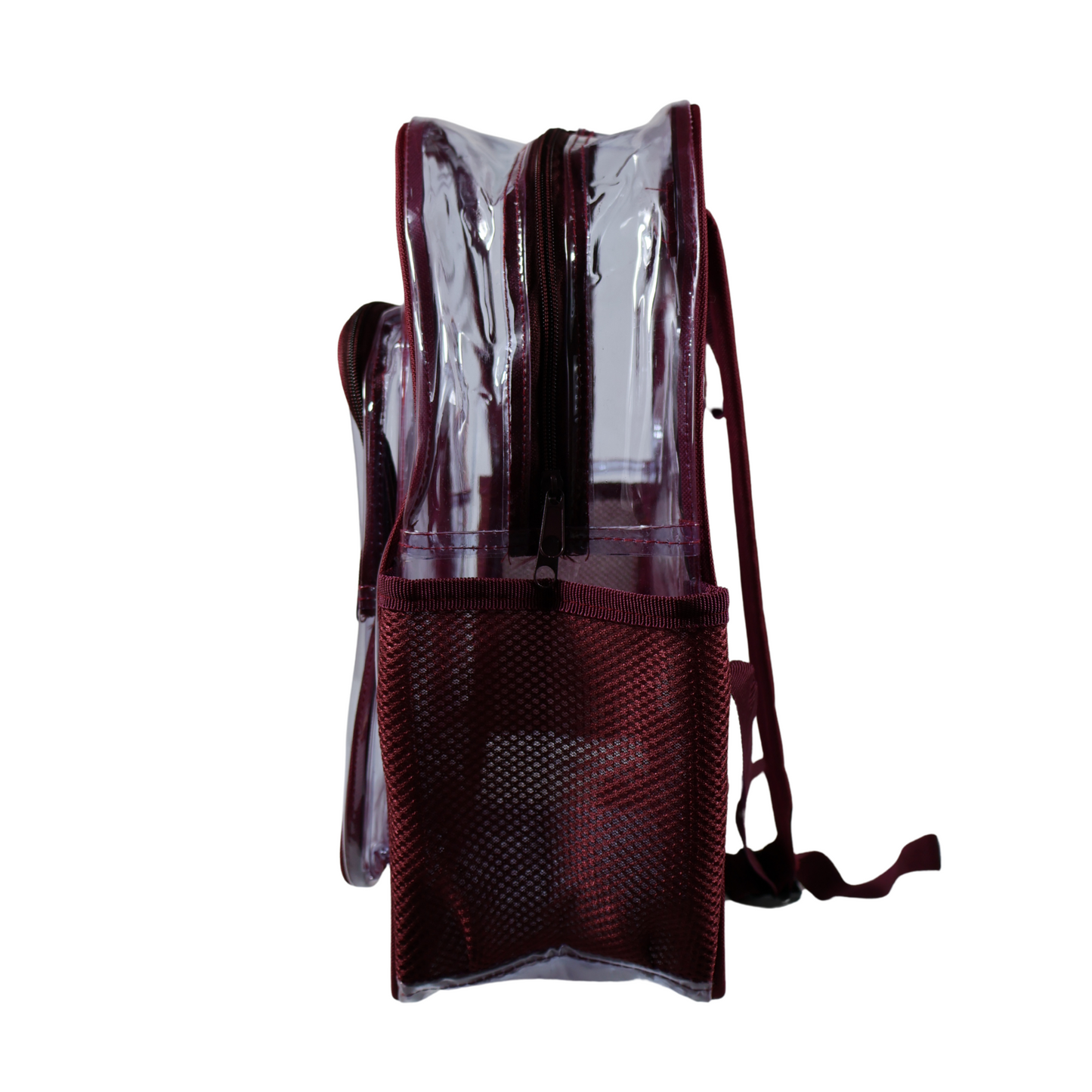 Mochila Transparente Modelo Mediano - Vino