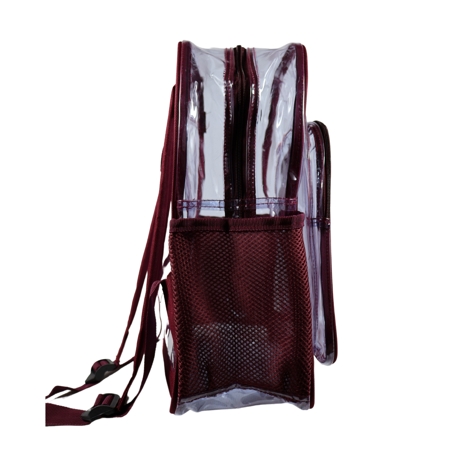 Mochila Transparente Modelo Mediano - Vino