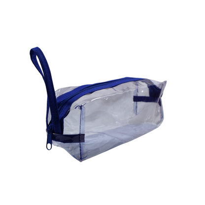 Lapicera Transparente Reforzada – Azul Rey
