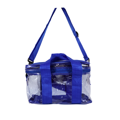 Lonchera Transparente Reforzada – Azul Marino