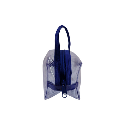 Lapicera Transparente Reforzada – Azul Rey