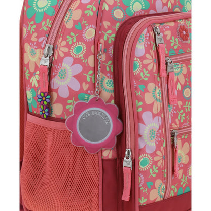 Mochila - Happy Girl - Flores - Chenson