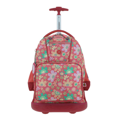 Mochila con Ruedas - Happy Girl - Flores - Chenson
