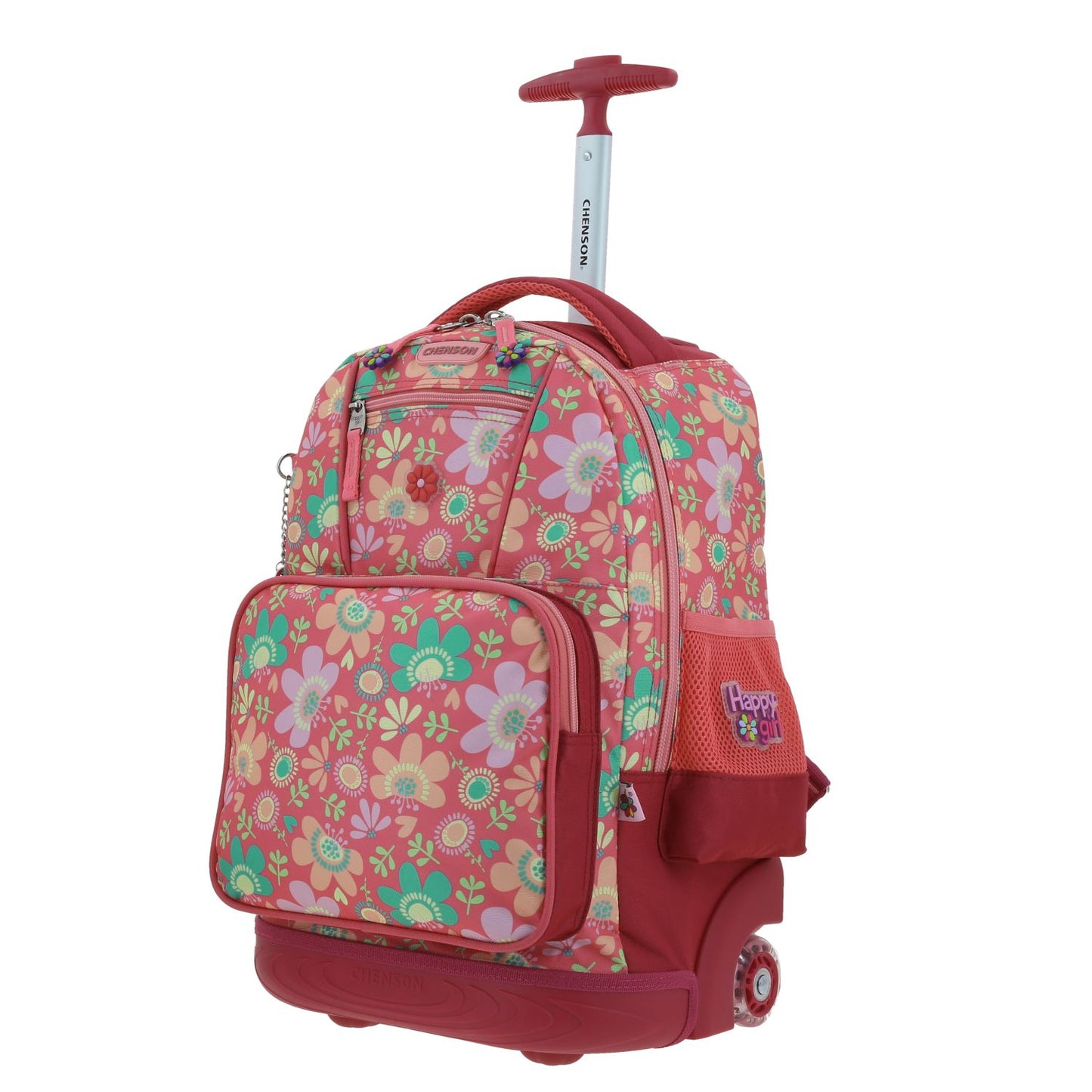 Mochila con Ruedas - Happy Girl - Flores - Chenson