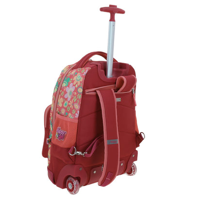 Mochila con Ruedas - Happy Girl - Flores - Chenson
