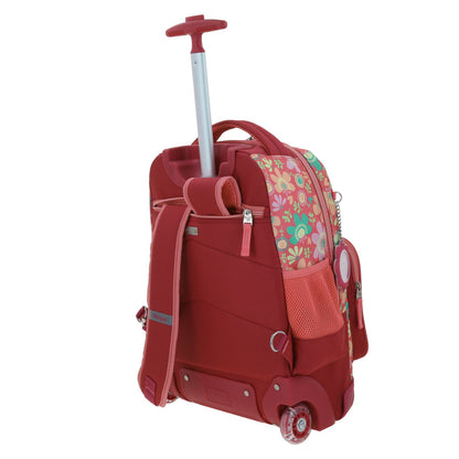 Mochila con Ruedas - Happy Girl - Flores - Chenson
