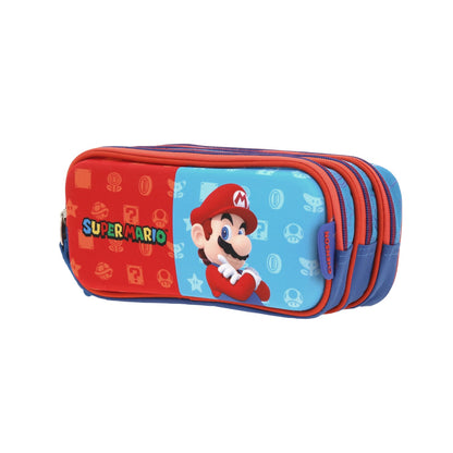 Lapicera Escolar Super Mario - Chenson - Azul y Roja