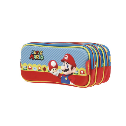 Lapicera Escolar Super Mario - Mario & Toad - Chenson