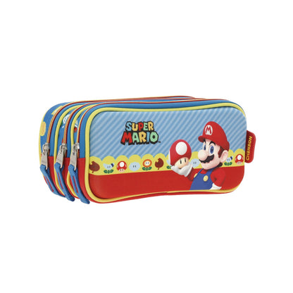 Lapicera Escolar Super Mario - Mario & Toad - Chenson