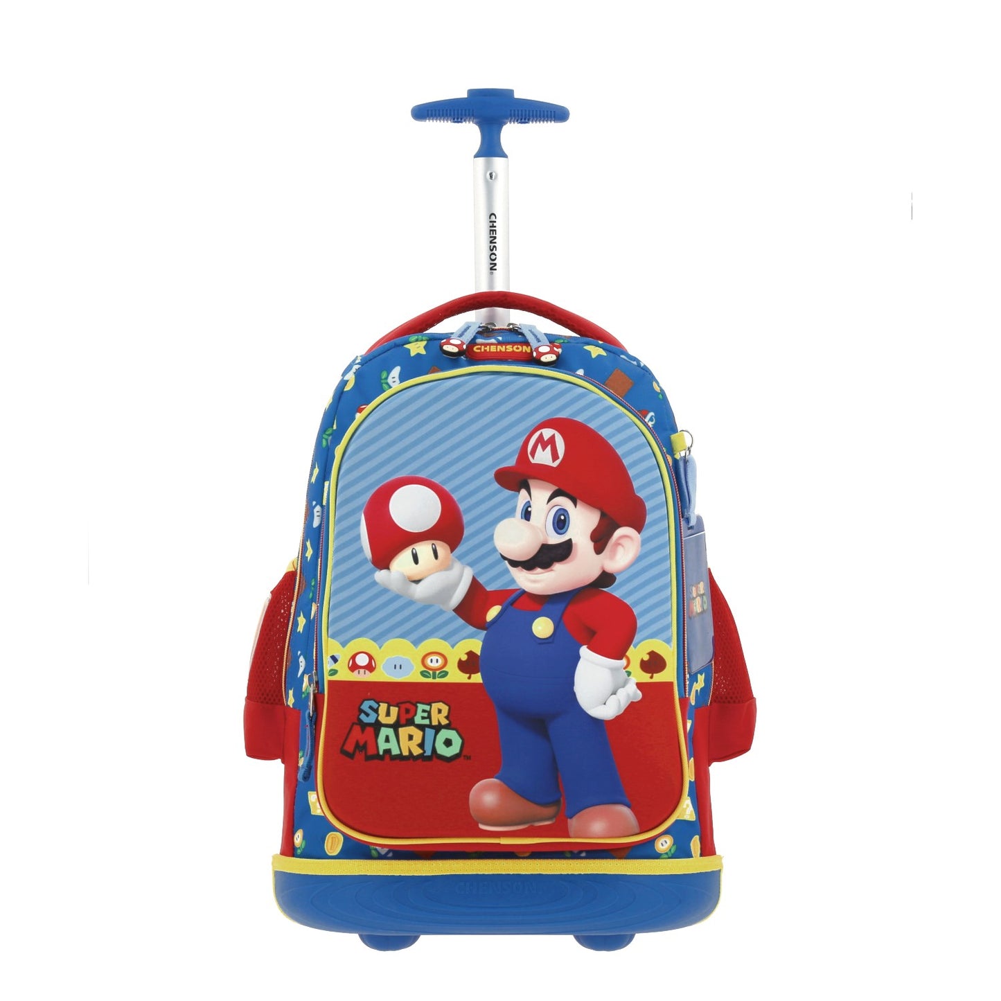 Mochila con Ruedas Super Mario - Mario & Toad -Chenson