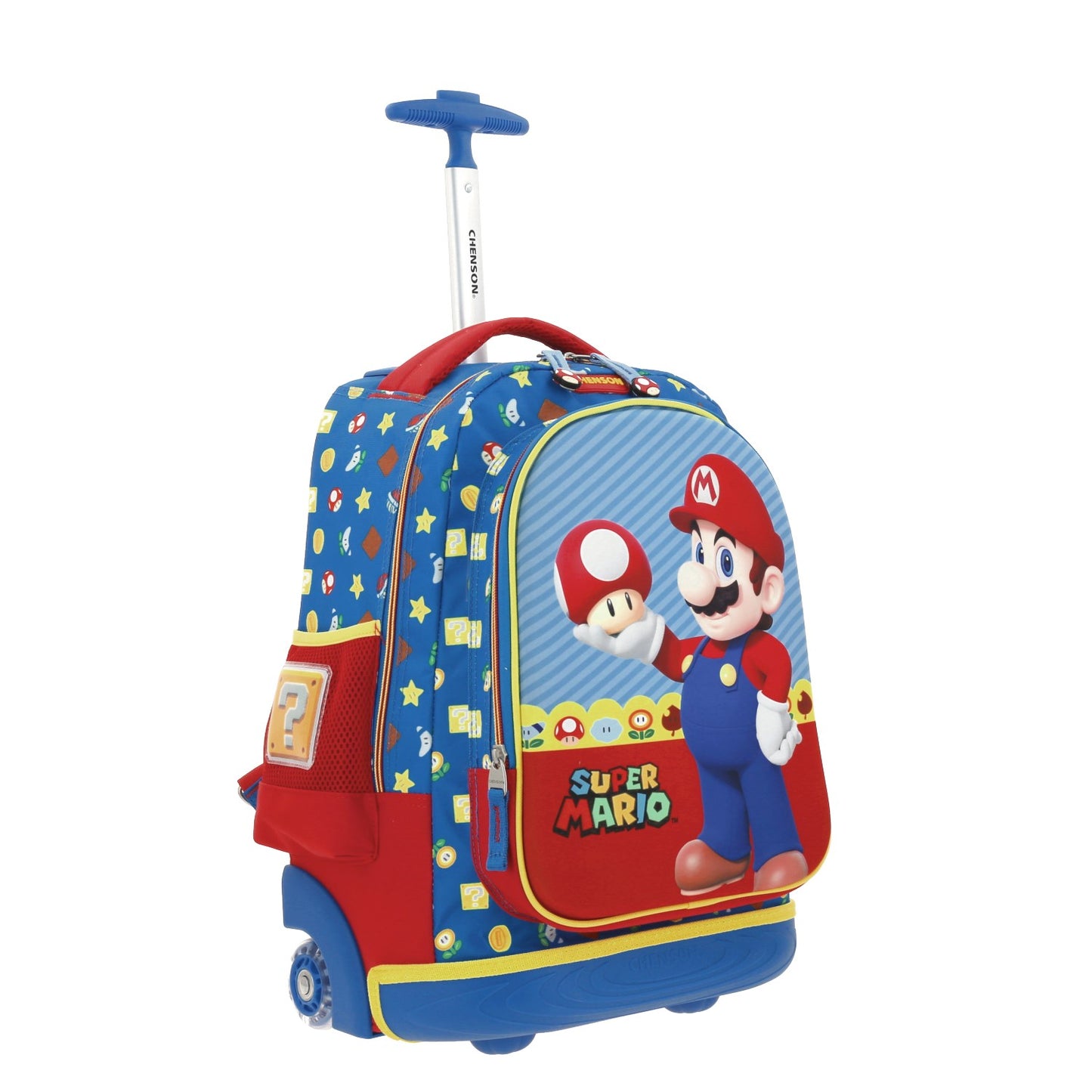 Mochila con Ruedas Super Mario - Mario & Toad -Chenson