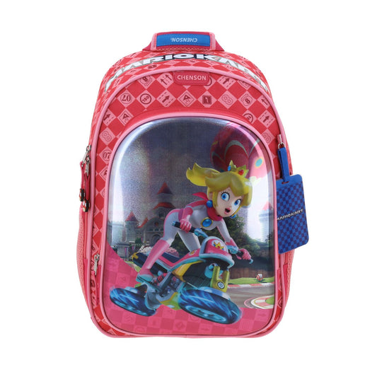 Mochila Escolar Princesa Peach en Moto - Chenson - Rosa