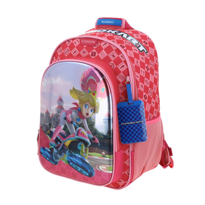 Mochila Escolar Princesa Peach en Moto - Chenson - Rosa