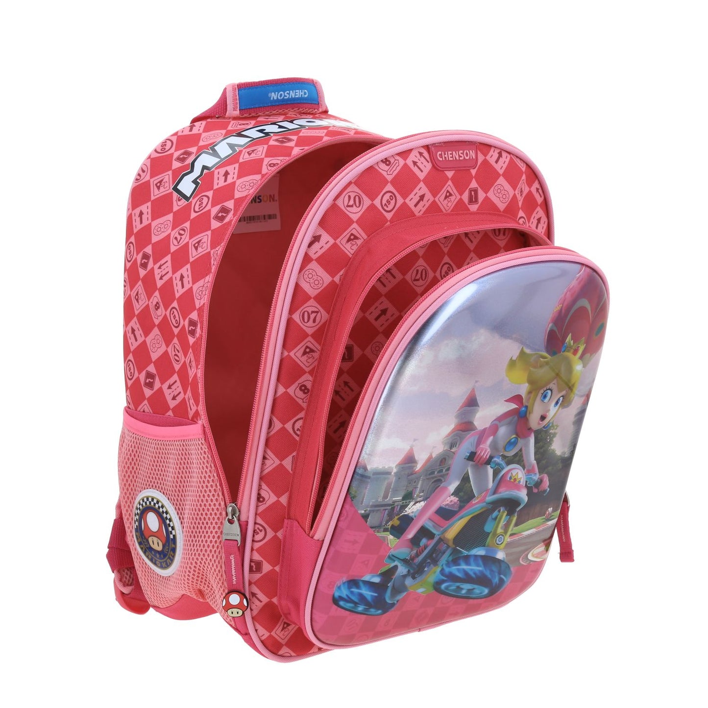 Mochila Escolar Princesa Peach en Moto - Chenson - Rosa