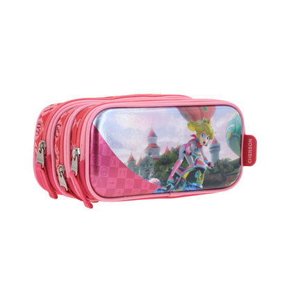 Lapicera Escolar Princesa Peach en Moto - Chenson - Rosa