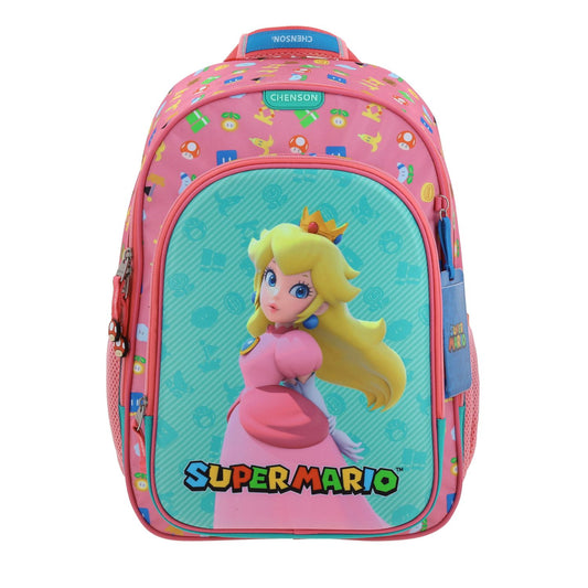 Mochila Escolar Princesa Peach - Chenson - Rosa